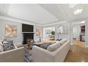 2131 Westmount Road Nw, Calgary, AB  - Indoor Photo Showing Living Room With Fireplace 