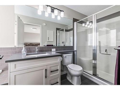 532 Belmont Heath Sw, Calgary, AB - Indoor Photo Showing Bathroom