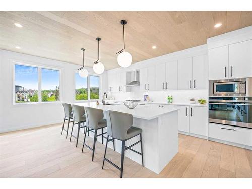 29 Timberline Court Sw, Calgary, AB - Indoor Photo Showing Kitchen With Stainless Steel Kitchen With Upgraded Kitchen