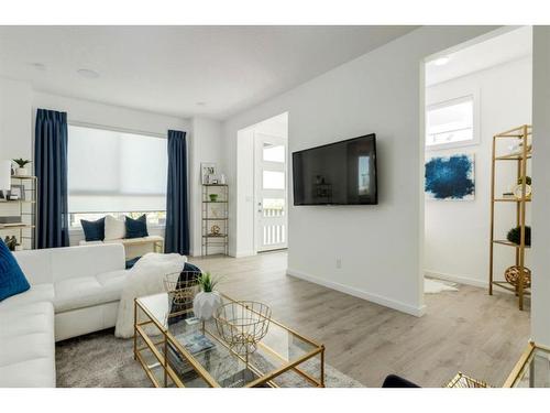 132 Savanna Place Ne, Calgary, AB - Indoor Photo Showing Living Room