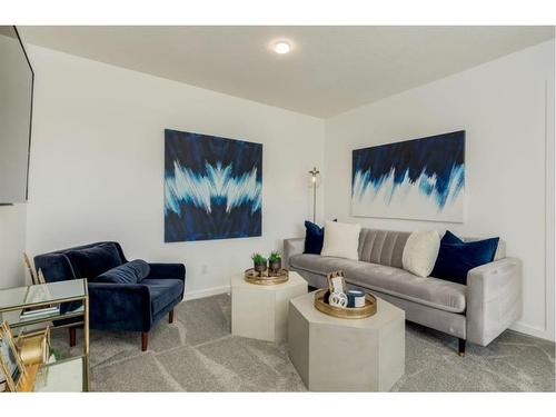 132 Savanna Place Ne, Calgary, AB - Indoor Photo Showing Living Room