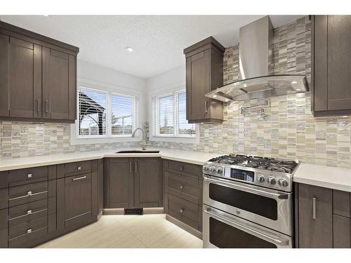 505 Lakeside Greens Place, Chestermere, AB - Indoor Photo Showing Kitchen With Upgraded Kitchen