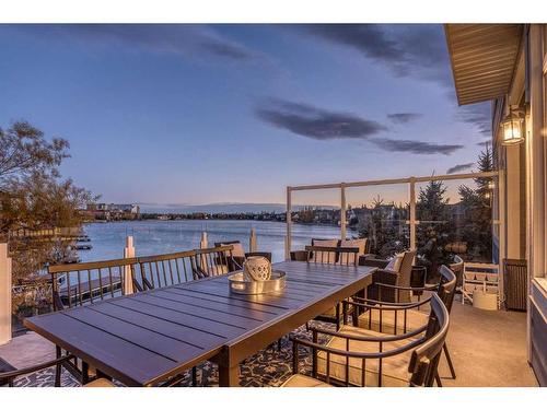 71 Auburn Sound Cove Se, Calgary, AB - Outdoor With Body Of Water With Deck Patio Veranda With View With Exterior