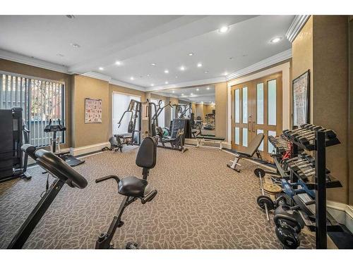 401-4 14 Street Nw, Calgary, AB - Indoor Photo Showing Gym Room