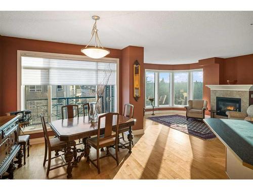 401-4 14 Street Nw, Calgary, AB - Indoor With Fireplace