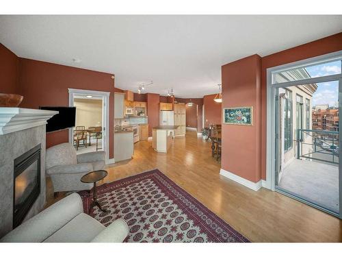 401-4 14 Street Nw, Calgary, AB - Indoor With Fireplace