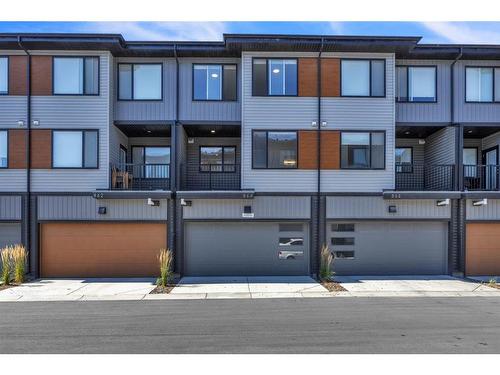 864 Cornerstone Boulevard Ne, Calgary, AB - Outdoor With Balcony With Facade