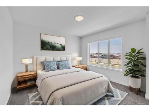 864 Cornerstone Boulevard Ne, Calgary, AB - Indoor Photo Showing Bedroom