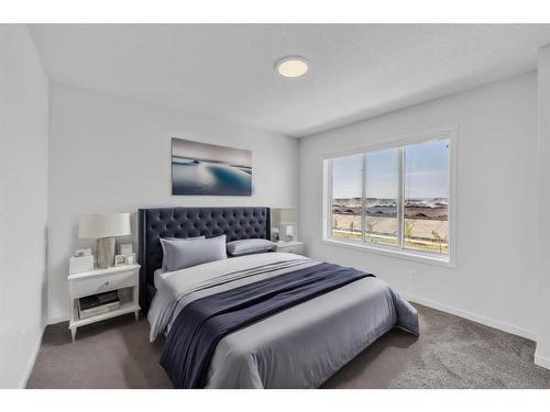 864 Cornerstone Boulevard Ne, Calgary, AB - Indoor Photo Showing Bedroom