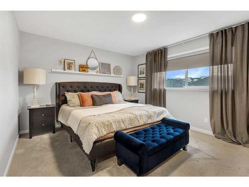 134 Masters Row Se, Calgary, AB - Indoor Photo Showing Bedroom