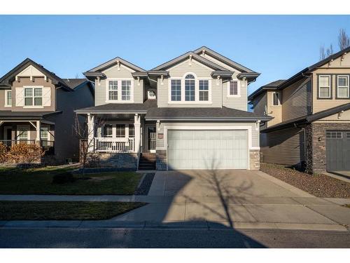 128 Elgin Estates Park Se, Calgary, AB - Outdoor With Deck Patio Veranda With Facade