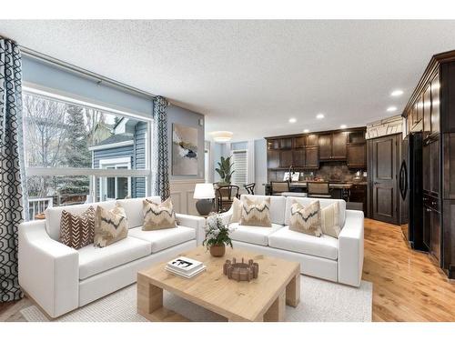 254 Auburn Bay Boulevard Se, Calgary, AB - Indoor Photo Showing Living Room