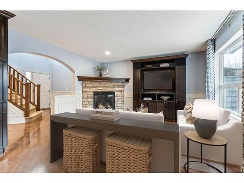 254 Auburn Bay Boulevard Se, Calgary, AB - Indoor With Fireplace