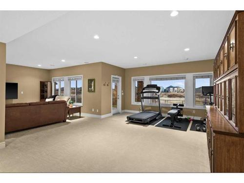 116 Cranarch Heights Se, Calgary, AB - Indoor Photo Showing Gym Room