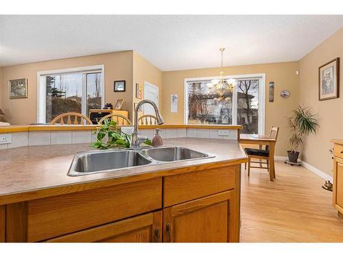 55 Chapman Way Se, Calgary, AB - Indoor Photo Showing Kitchen With Double Sink