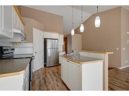 126 Mt Douglas Villas Se, Calgary, AB - Indoor Photo Showing Kitchen With Double Sink