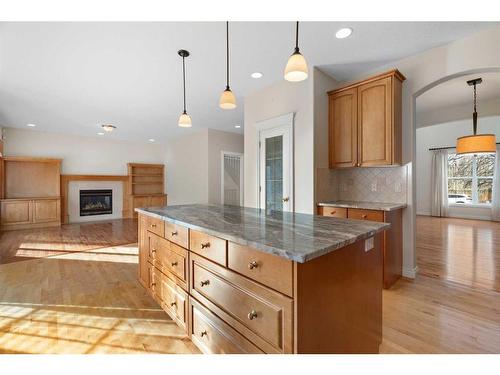 11 Evercreek Bluffs Road Sw, Calgary, AB - Indoor Photo Showing Kitchen With Upgraded Kitchen