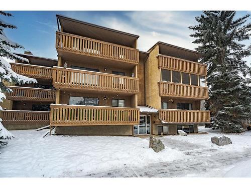 403-618 2 Avenue Nw, Calgary, AB - Outdoor With Balcony With Exterior