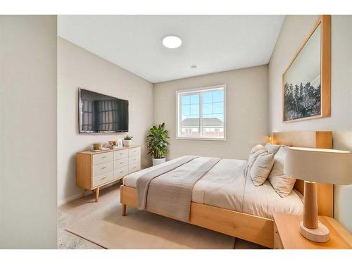 335 Magnolia Drive Se, Calgary, AB - Indoor Photo Showing Bedroom