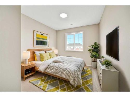 335 Magnolia Drive Se, Calgary, AB - Indoor Photo Showing Bedroom