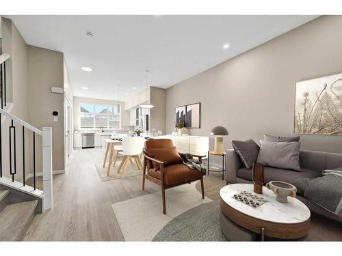 335 Magnolia Drive Se, Calgary, AB - Indoor Photo Showing Living Room