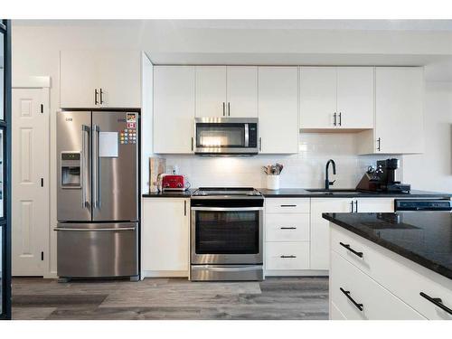 2304-298 Sage Meadows Park Nw, Calgary, AB - Indoor Photo Showing Kitchen With Stainless Steel Kitchen With Upgraded Kitchen