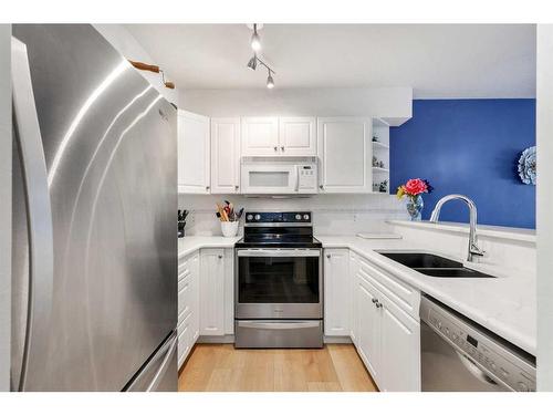 2210-11 Chaparral Ridge Drive Se, Calgary, AB - Indoor Photo Showing Kitchen With Double Sink