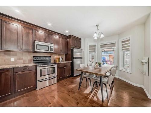 91 Auburn Bay Boulevard Se, Calgary, AB - Indoor Photo Showing Kitchen With Stainless Steel Kitchen