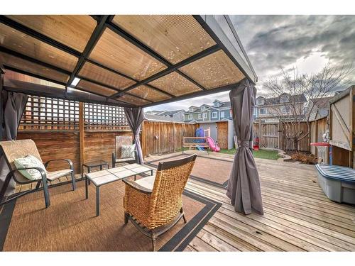 91 Auburn Bay Boulevard Se, Calgary, AB - Outdoor With Deck Patio Veranda With Exterior