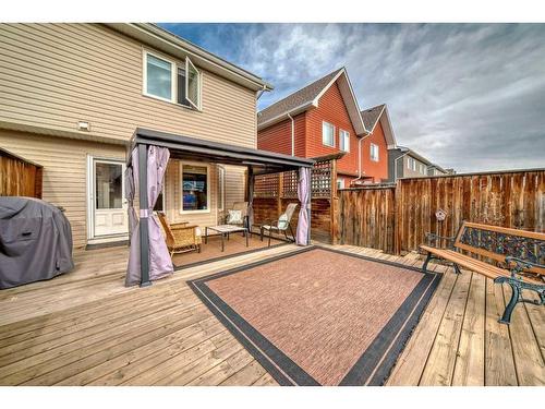 91 Auburn Bay Boulevard Se, Calgary, AB - Outdoor With Deck Patio Veranda With Exterior