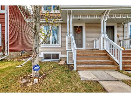 91 Auburn Bay Boulevard Se, Calgary, AB - Outdoor With Deck Patio Veranda With Facade