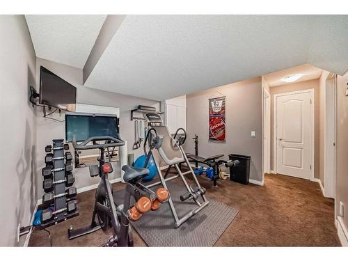 91 Auburn Bay Boulevard Se, Calgary, AB - Indoor Photo Showing Gym Room