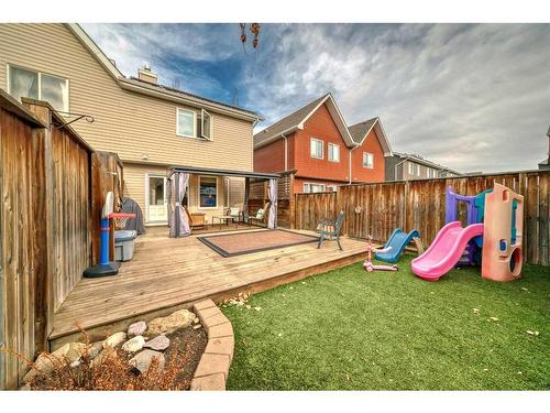 91 Auburn Bay Boulevard Se, Calgary, AB - Outdoor With Deck Patio Veranda With Exterior