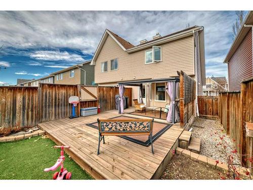 91 Auburn Bay Boulevard Se, Calgary, AB - Outdoor With Deck Patio Veranda With Exterior