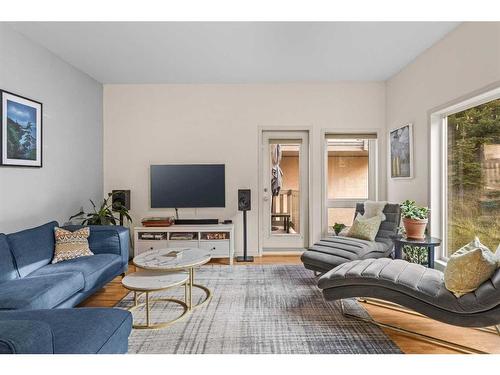 D-6 Otter Lane, Banff, AB - Indoor Photo Showing Living Room