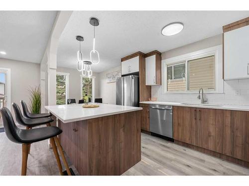 238 Maunsell Close Ne, Calgary, AB - Indoor Photo Showing Kitchen With Stainless Steel Kitchen