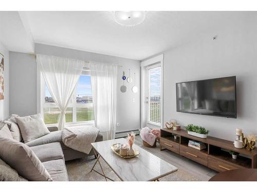 6406-302 Skyview Ranch Drive Ne, Calgary, AB - Indoor Photo Showing Living Room