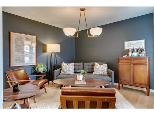 74 Silverado Range Heights Sw, Calgary, AB - Indoor Photo Showing Living Room