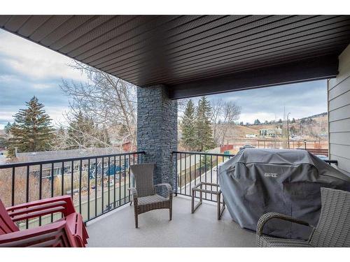 3211-625 Glenbow Drive, Cochrane, AB - Outdoor With Balcony With Exterior