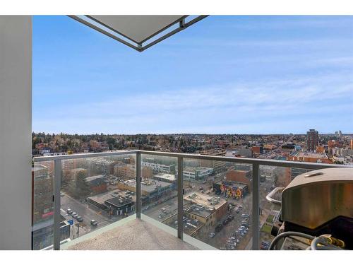 1408-930 16 Avenue Sw, Calgary, AB - Outdoor With Balcony With View