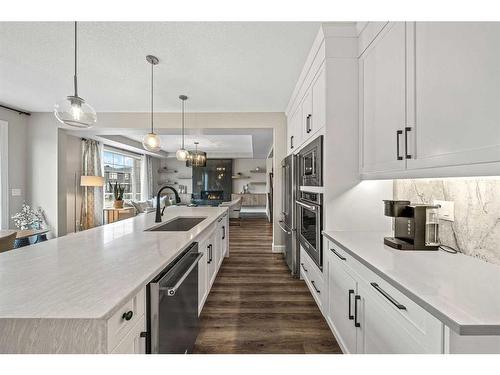 40 Carrington Close Nw, Calgary, AB - Indoor Photo Showing Kitchen With Upgraded Kitchen