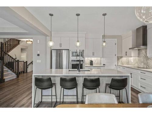 40 Carrington Close Nw, Calgary, AB - Indoor Photo Showing Kitchen With Upgraded Kitchen