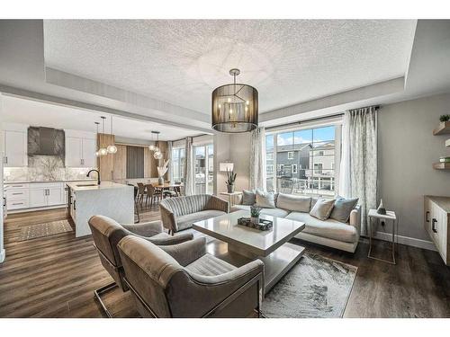 40 Carrington Close Nw, Calgary, AB - Indoor Photo Showing Living Room