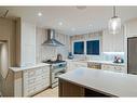 1412 70 Avenue Sw, Calgary, AB  - Indoor Photo Showing Kitchen With Stainless Steel Kitchen With Upgraded Kitchen 