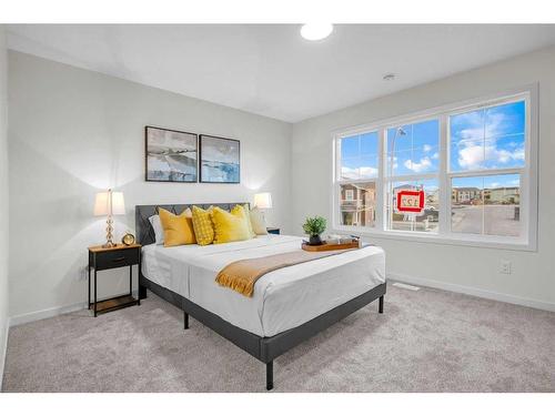 122 Magnolia Drive, Calgary, AB - Indoor Photo Showing Bedroom