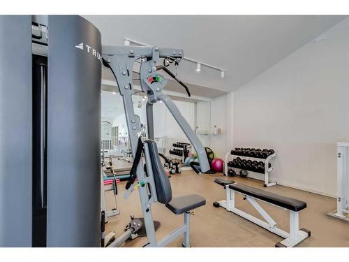 307-3650 Marda Link Sw, Calgary, AB - Indoor Photo Showing Gym Room