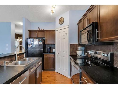 400 Kincora Glen Rise Nw, Calgary, AB - Indoor Photo Showing Kitchen With Double Sink