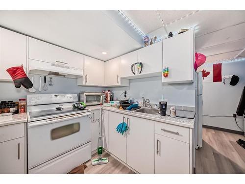 2923 Doverville Crescent Se, Calgary, AB - Indoor Photo Showing Kitchen With Double Sink