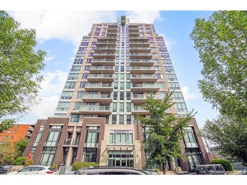 1303-1500 7 Street Sw, Calgary, AB - Outdoor With Balcony With Facade