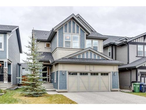 128 Sundown Way, Cochrane, AB - Outdoor With Facade